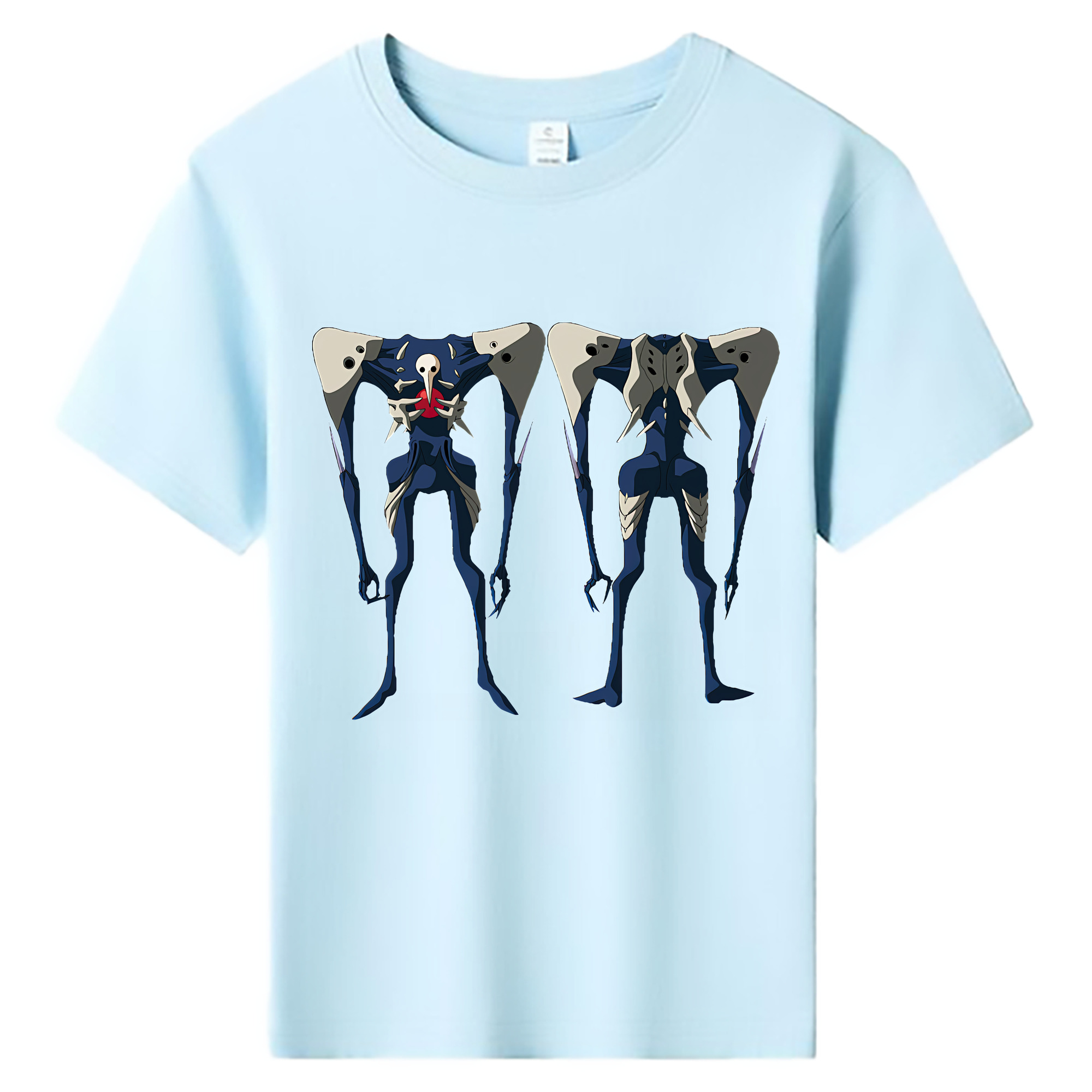 （画像用） EVA 新世紀エヴァンゲリオン 綿100％キッズTシャツ（フロントプリント）